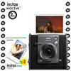Fujifilm Instax Wide Evo Siyah Şipşak Anında Baskı Hybrid Fotoğraf Makinesi ve 20'li Film