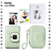 Fujifilm Instax Mini LiPlay Matcha Yeşil Fotoğraf Makinesi 20'li Film Albüm ve Çanta Hediye Seti