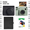 Fujifilm Instax Wide 400 Yeşil Fotoğraf Makinesi Deri Çanta Albüm ve 20'li Film Hediye Seti - FOTSI218-S4-20-DA-DK