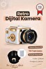 Torima CMR48  Vintage Dijital Kamera Selfie Video Vlog Kamerası Fotoğraf Makinesi Beyaz