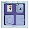 Fujifilm Instax Mini 13 Mavi Fotoğraf Makinesi 10'lu Film Kare Albüm ve Deri Kılıf Bundle Box