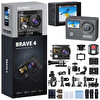 Akaso Brave 4 4K Aksiyon Kamera ve Aksesuar Seti