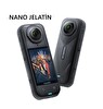 Insta360 X4 Aksiyon Kamera Uyumlu 2 Adet Şeffaf Ekran koruyucu Nano Jelatin