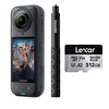 Insta360 X5 8K 360 Aksiyon Kamerası - Standart Selfie Çubuğu - 512GB Hafıza Kartlı Set