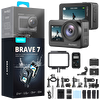 Akaso Brave 7 4K/30FPS 20MP Wi-Fi Dual Screen Aksiyon Kamera ve Aksesuar Seti