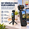 Hzl Store Q7 180 Derece Döner Lensli Ekranlı Vlog Kamerası Taşınabilir Mini Video Kayıt Cihazı