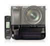 MeiKe Sony A6500 Uyumlu MK-A6500 Pro Battery Grip + Zaman Ayarlı Kumanda