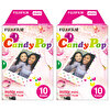 Fujifilm Instax Mini Candy Pop 10x2 Film Seti