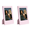 Fujifilm Instax Mini Film Uyumlu Pembe 2'li Klasik Fotoğraf Çerçeve Seti
