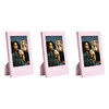 Fujifilm Instax Mini Film Uyumlu Pembe 3'lü Klasik Fotoğraf Çerçeve Seti