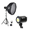 GDX HD-150W - 140 Octagon Gridli Softbox Bebek Çekim Seti