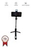 Torima Q07 Led Işıklı Kumandalı  Çok Amaçlı Tripod Selfie Çubuğu Anroid IOS Uyumlu