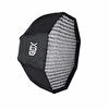 GDX BW-120 Octagon Izgaralı Gridli Softbox (120 CM Bowens)