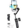 Hohem Isteady V3 Yapay Zeka Takip Sensörlü 3 Eksenli Telefon Sabitleyici Gimbal