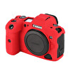 Canon R5 Silikon Kırmızı Koruma Kılıfı