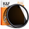K&F Concept 72 MM ND2-ND400 Variable ND Filtre ( 1-9 Arası Değişken )