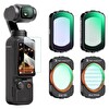 K&F Concept Magnetic 4'lü Efekt DJI Osmo Pocket 3 Combo Uyumlu Lens Filtresi  Seti