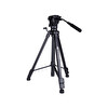 PDX 501 Tripod Hidrolik Kafa Canon/Nikon/Sony/Panasonic Uyumlu 6 KG Taşıma Kapasitesi