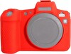 Canon EOS R Silikon Koruma Kılıfı - Kırmızı