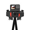 Ayex Telesin GP-HBM-MT2 Helmet Chin Mount Aksiyon Kamera Uyumlu Kask Çene Montaj Aparatı