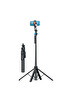 Başkenttekno Çok Amaçlı Tripod  1.6 M Kumandali Kamera Telefon Tutucu C17 Siyah