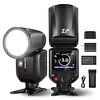 Neewer Z3R-C 100W Canon Uyumlu Akülü Yuvarlak Kafa TTL Flaş