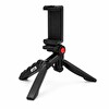 Ayex AX-MT10 Masaüstü  1/4" Vida Uyumlu 120 Derece Eğim Ayarlı  Katlanabilir Tasarım Mini Tripod Telefon Tutucu