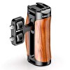 Ulanzi R075 Sol-Sağ Universal Ahşap Tutacak Kamera Cage Handle Grip