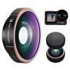 K&F Concept Osmo Action 4 -5 Pro Uyumlu Geniş Açı Lens