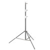 GDX LS-288T 288 CM Kalın Işık Ayağı Gümüş Yaylı Amortisörlü Profesyonel Işık Standı