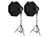 Aputure Amaran Halo 100x 100W İkili LED Işık Kiti