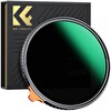 K&F Concept 46 MM Nano-X ND400 Değişken Lens Filtresi 1-9 Stop ve Deri Çanta