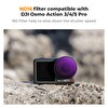K&F Concept Osmo Action 3 4 5 Pro Uyumlu ND16 4 Stop Filtre