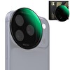 K&F Concept ND2-32 iPhone 17 Pro - Pro Max Uyumlu Ayarlanabilir Lens Filtresi Siyah