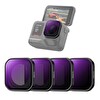 K&F Concept Insta360 Ace Pro 2 Uyumlu ND-PL Filtre Seti ND8/PL ND16/PL ND32/PL ND64/PL