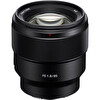 Sony FE 85 MM F/1.8 Aynasız Fotoğraf Makinesi Lensi (Sony Eurasia Garantili)