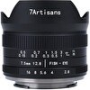 7Artisans 7.5mm F2.8 Mark II APS-C Fisheye Manuel Lens (Fujifilm X Mount)