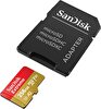 Sandisk Extreme 256 GB SDSQXA1-256G-GN6GN MicroSDXC 160/90MB/S A2 V30 Mobile Gaming Hafıza Kartı