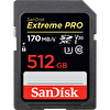 Sandisk Extreme Pro SDSDXXY-512G-GN4IN 512 GB 170 MB/s V30 UHS-I U3 SDXC Card Hafıza Kartı