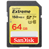 Sandisk Extreme 64 GB SDXC Card 150 MB/s V30 UHS-İ U3 Hafıza Kartı SDSDXV6-064G-GNCİN