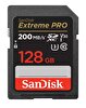 Sandisk SDSDXXD-128G-GN4İN Extreme Pro 128 GB 200/90MB/S SDXC V30 UHS-İ U3 Hafıza Kartı