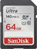 Sandisk Ultra SDSDUNB-064G-GN6IN 64 GB 140 MB/s SDHC/SDXC Class 10 UHS-I Hafıza Kartı