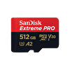 Sandisk Extreme Pro 512 GGB 200-140 MB/s MicroSDXC UHS-I A2 V30 Adaptörlü Hafıza Kartı SDSQXCD-512G-GN6MA