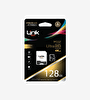 Linktech M112 Premium 80MB/S Micro SD Ultra 128 GB Hafıza Kartı ve Adaptör