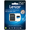 Lexar 633X 256 GB 100 MB/s SD Adaptörlü MicroSDXC Hafıza Kartı