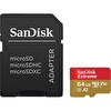 Sandisk Extreme SDSQXA2-064G-GN6MA microSDXC 64 GB 160/60 MB/s A2 C10 V30 UHS-I Hafıza Kartı