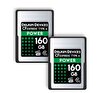 Delkin Devices DCFXAP2X160 160GB Power CFexpress Type-A Hafıza Kartı (2'li Paket)