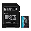 Kingston SDCG4-64GB 64 GB MicroSDXC Canvas Go Plus Gen4 200 MB/s A2 U3 V30 - Adaptör Hafıza Kartı