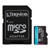 Kingston SDCG4-128GB 128 GB MicroSDXC Canvas Go Plus Gen4 200 MB/s A2 U3 V30 - Adaptör Hafıza Kartı