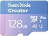 SanDisk SDSQXAA-128G-IN6MS Creator 128 GB 190/90 MB/s microSDXC UHS-I A2 V30 Adaptörlü Hafıza Kartı